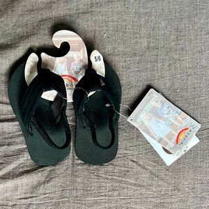 Rainbow Sandals Kid's Premier Leather Sandals Kids w/ Back Strap - NWT, Size 5/^